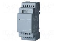 Module: extension; 12÷24VDC; for DIN rail mounting; LOGO! 8 SIEMENS