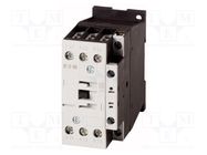 Contactor: 3-pole; NO x3; Auxiliary contacts: NO; 24VDC; 38A; 690V EATON ELECTRIC