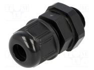 Cable gland; M12; 1.5; IP68; polyamide; black; UL94V-2; GWconnect MOLEX