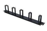 Extralink | Cable organizer | 1U, black, EXTRALINK