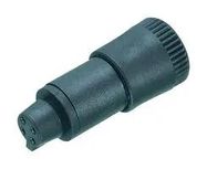 CIRCULAR CONNECTOR, RCPT, 3POS, CABLE