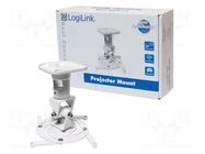 Holder; 15kg; white; 180÷310mm; projector LOGILINK