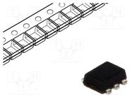 Diode: TVS array; 6V; 3A; 50W; bidirectional; SOT666; Ch: 2 SEMTECH