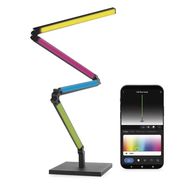 GoSmart LED Floor Lamp, Black, 175 cm, Warm White / RGBIC WiFi, EMOS