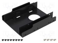 Hard discs housing: 2,5" / 3,5"; 122x100x25mm LOGILINK