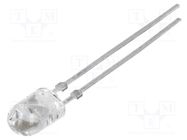 LED; oval; 5x4.1mm; white warm; 22000÷25000mcd; 70/40°; 30mA OPTOSUPPLY