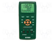 LCR meter; LCD; 20Ω,200Ω,2kΩ,20kΩ,200kΩ,2MΩ,20MΩ,200MΩ EXTECH