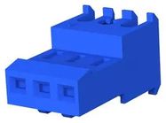 CONNECTOR, RCPT, 3POS, 1ROW, 2.54MM