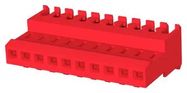 10P MTA100 CONN ASSY F/T RED