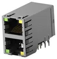 RJ45 CONNECTOR, JACK, 8P8C, 2PORT, CAT5E