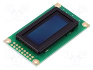 Display: OLED; graphical; 1.3"; 50x16; Dim: 58x32x10mm; yellow; 5VDC DISPLAY ELEKTRONIK