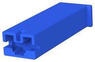 RCPT HOUSING, 1POS, NYLON 6.6, BLUE