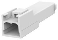 PLUG HOUSING, 1POS, NYLON 6.6, NATURAL