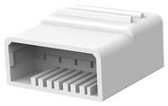 PLUG HOUSING, 5POS, PA6.6 GF, WHITE