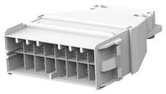 PLUG HOUSING, 16POS, POLYAMIDE 6.6, NAT