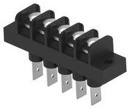 TERMINAL BLOCK, BARRIER, 5WAYS, 12AWG