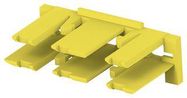 PLUG HOUSING, 6POS, PBT, YELLOW