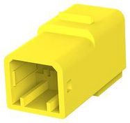 PLUG HOUSING, 2POS, PA 6.6 GF, YELLOW