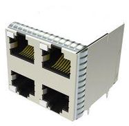 RJ45 CONNECTOR, JACK, 8P8C, 4PORT, CAT5E