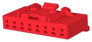 PLUG HOUSING, 8POS, PA 66 GF, RED