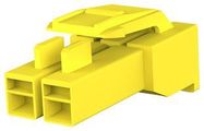 PLUG HOUSING, 2POS, PA 6.6, YELLOW