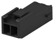 RCPT HOUSING, 2POS, PA 6.6, BLACK