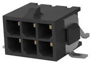 CONNECTOR, HEADER, 6POS, 2ROW, 3MM