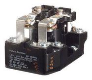 POWER RELAY, DPDT, 50A, 24VDC, PANEL