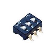 DIP SWITCH, SPST-NO, 0.1A, 6V, SMD