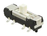 SLIDE SWITCH, DP3T, 0.2A, 12VDC, SMD