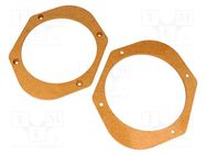 Spacer ring; MDF; 165mm; Ford; impregnated,varnished; 2pcs. 4CARMEDIA