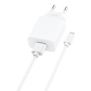 Charger Foneng EU28 2.4A + USB-A to Lighning cable, Foneng