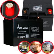 Extralink AGM 12V 40Ah | Accumulator | maintenance free, EXTRALINK