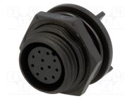 Connector: circular; socket; female; PIN: 12; Buccaneer 400; IP68 BULGIN