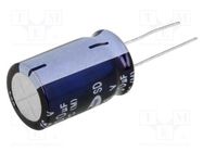 Capacitor: electrolytic; THT; 4700uF; 16VDC; Ø16x25mm; Pitch: 7.5mm SAMWHA