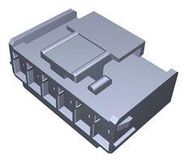 CONNECTOR HOUSING, RCPT, 6POS, 2.5MM