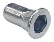 RIVET NUT, STEEL, ELECTRO ZINC/CR3, M4