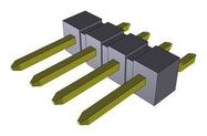 CONNECTOR, HEADER, 4POS, 1ROW, 2.54MM