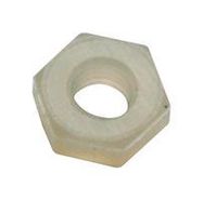 HEX NUT, NYLON 6.6, M4, NATURAL