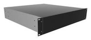 RACK MOUNT CABINET, ALUM, BLACK