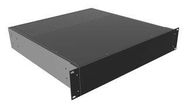 RACK MOUNT CABINET, ALUM, BLACK