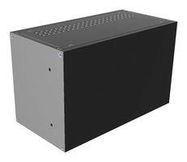 RACK MOUNT CABINET, ALUM, BLACK