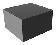 RACK MOUNT CABINET, ALUM, BLACK