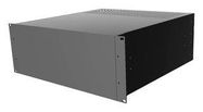 RACK MOUNT CABINET, 4U, ALUM, BLACK