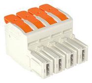 TERMINAL BLOCK, PLUGGABLE, 5WAY, 4AWG