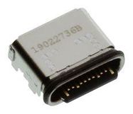 USB CONN, 3.2 TYPE C, RCPT, 24POS, SMT