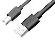 USB CABLE, 2.0, TYPE A PLUG-TYPE B PLUG