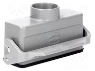Enclosure for connectors: HDC; size 24B; for cable; Han; IP65 HARTING
