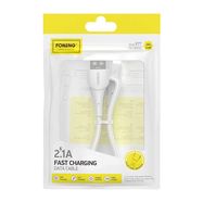 USB to Lightning Cable Foneng X77, 2.1A, 1m (white), Foneng