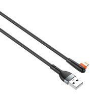 Cable USB to Lightning LDNIO LS561, 2.4A, 1m (black), LDNIO